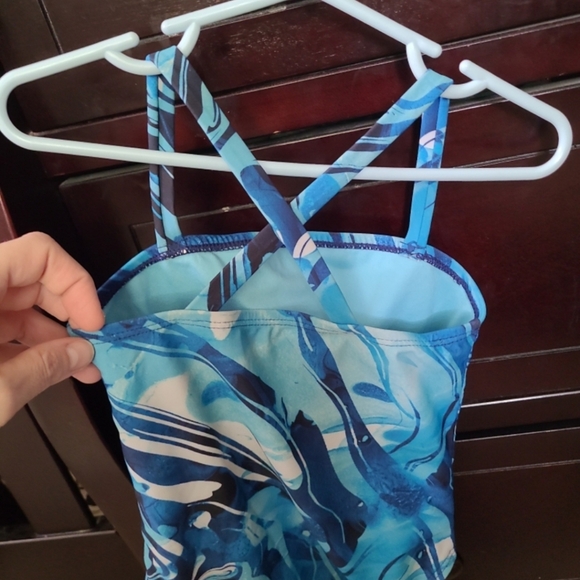 Peyton & Parker Blue Kids Swimsuit 4T - Picture 2 of 4